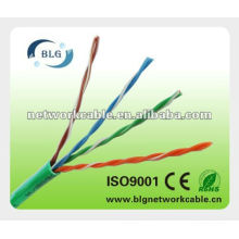 Cat5e utp lan cable cca или cu 23 awg 24awg 26awg fr pvc / lszh jacket rohs Шэньчжэнь производитель